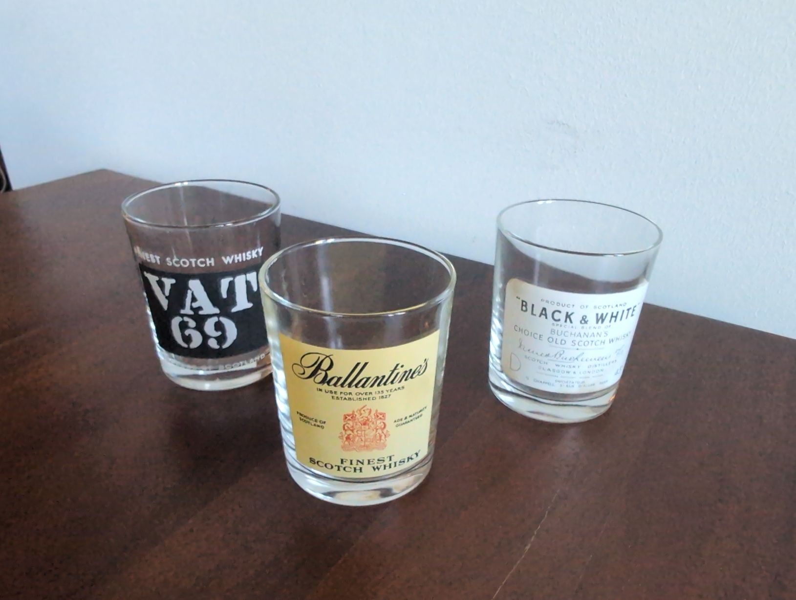 Verres: Vintage Whisky Gläser 3er-Set – D'occasion à Zürich par 80553000 1