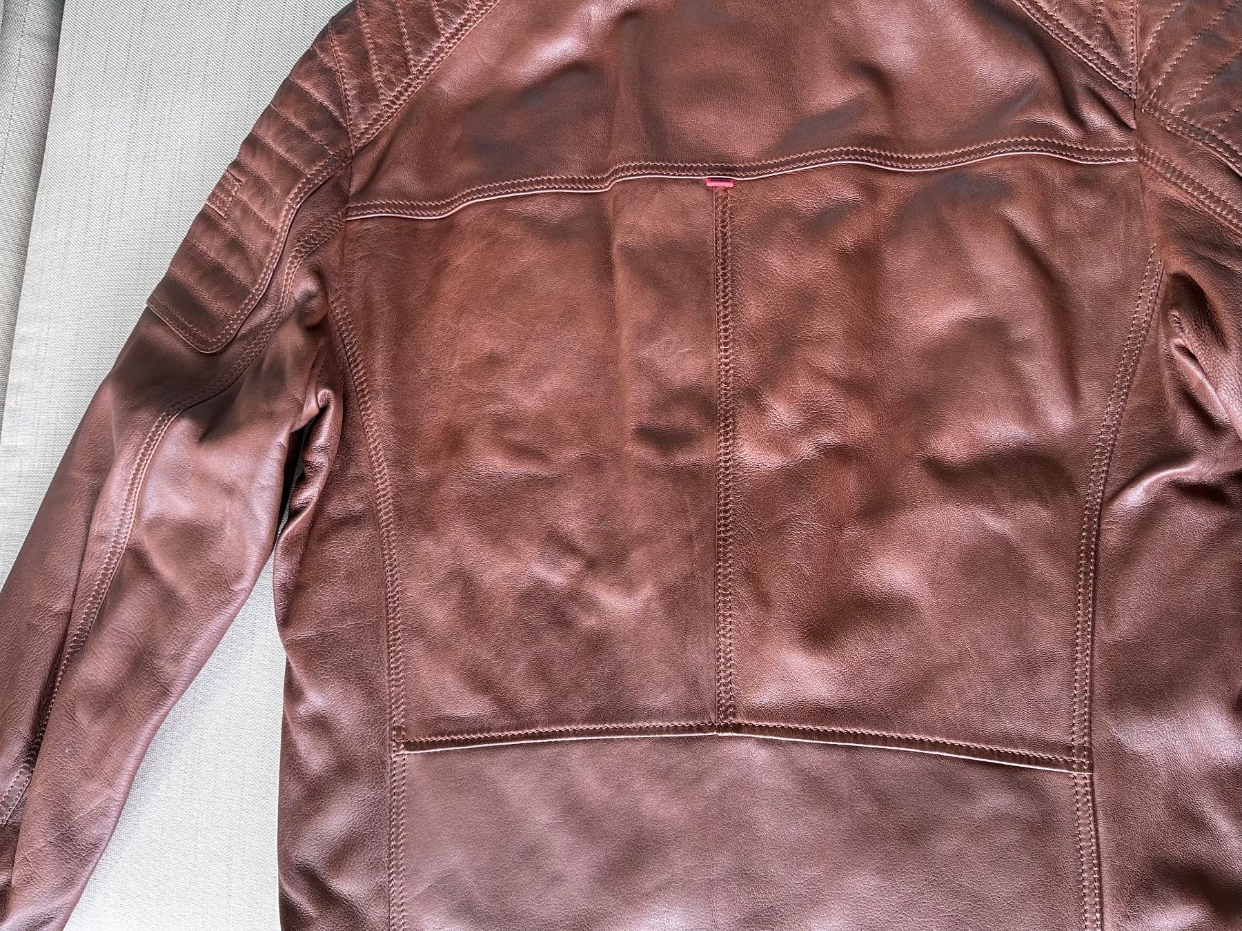 Strellson Giacche: Braune Strellson Lederjacke Grösse 52 – Usato da Gränichen venduto da Ghostface91 3