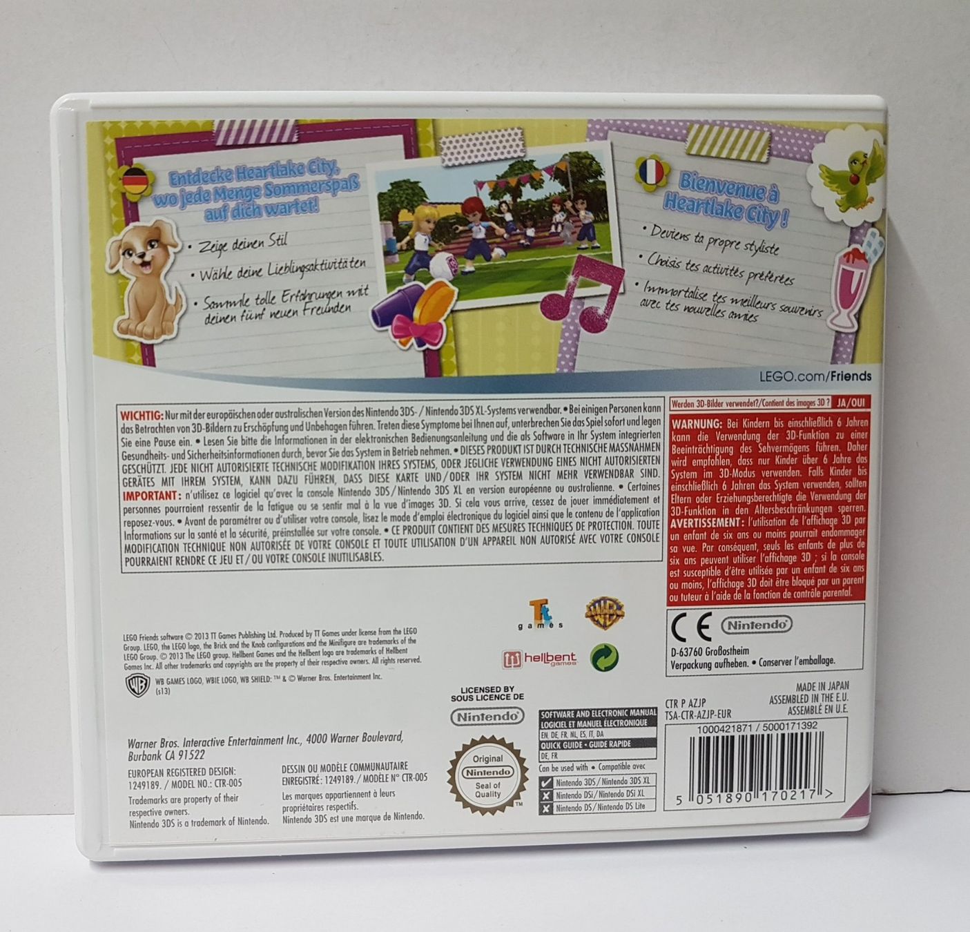 Nintendo Giochi: 😎LEGO Friends 3DS – Usato da Schüpfheim venduto da Games_Spielkonsolen 2