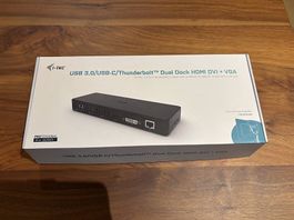 Docking Station Thunderbolt USB-3/-C HDMI DVI VGA