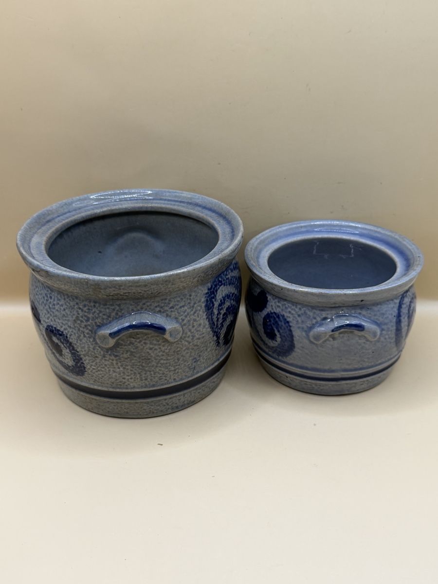 Coupes: pots grès bleu Allemagne MR Westerwald – D'occasion à Genève par sho_67qj 3