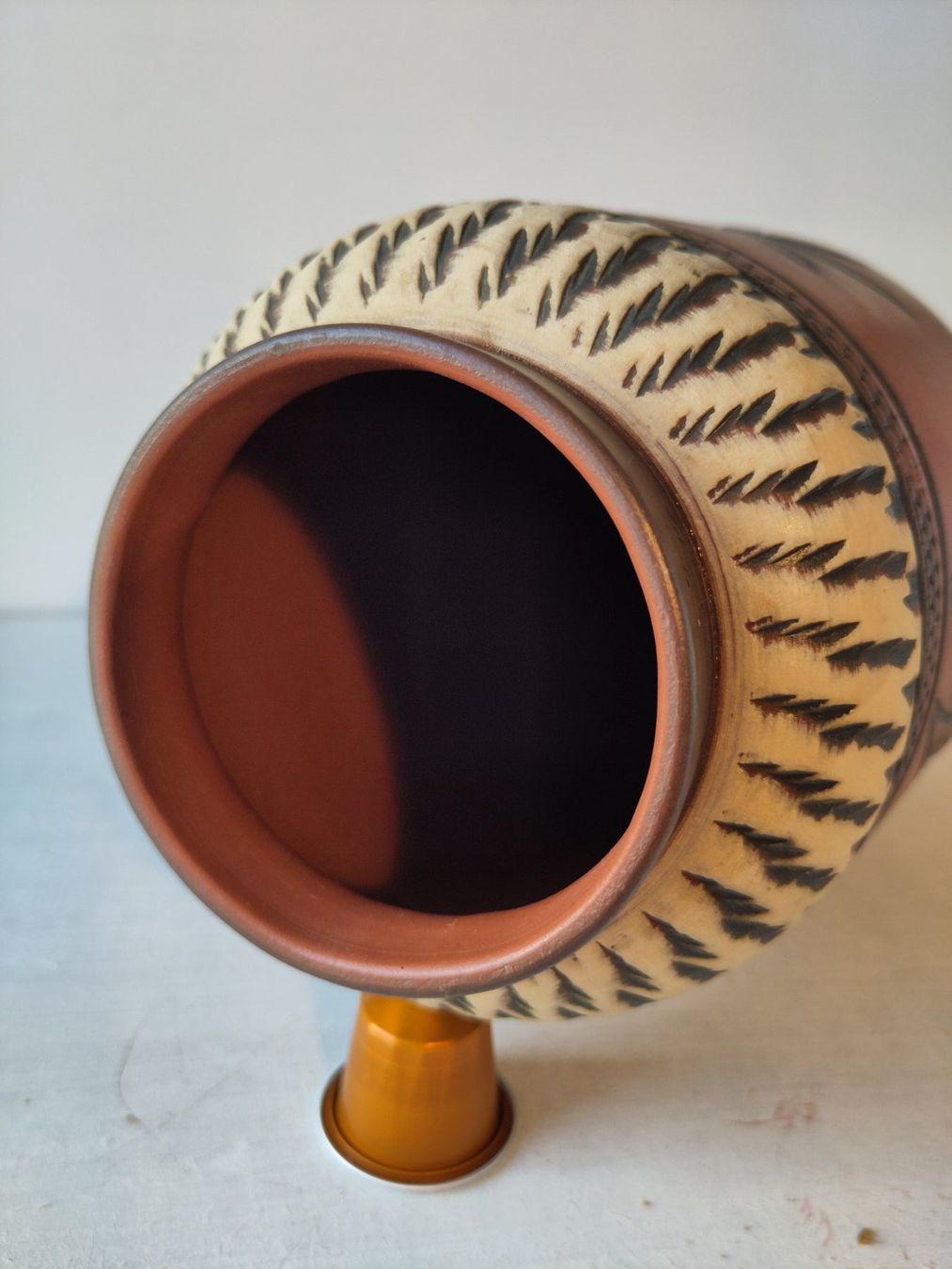 Vasi & Recipienti: Vintage DECORA Keramik Vase Sgrafitto Muster – Usato da Pfäffikon ZH venduto da rabali 3