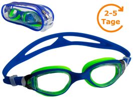 Junior Schwimmbrille Capri, blau/grün