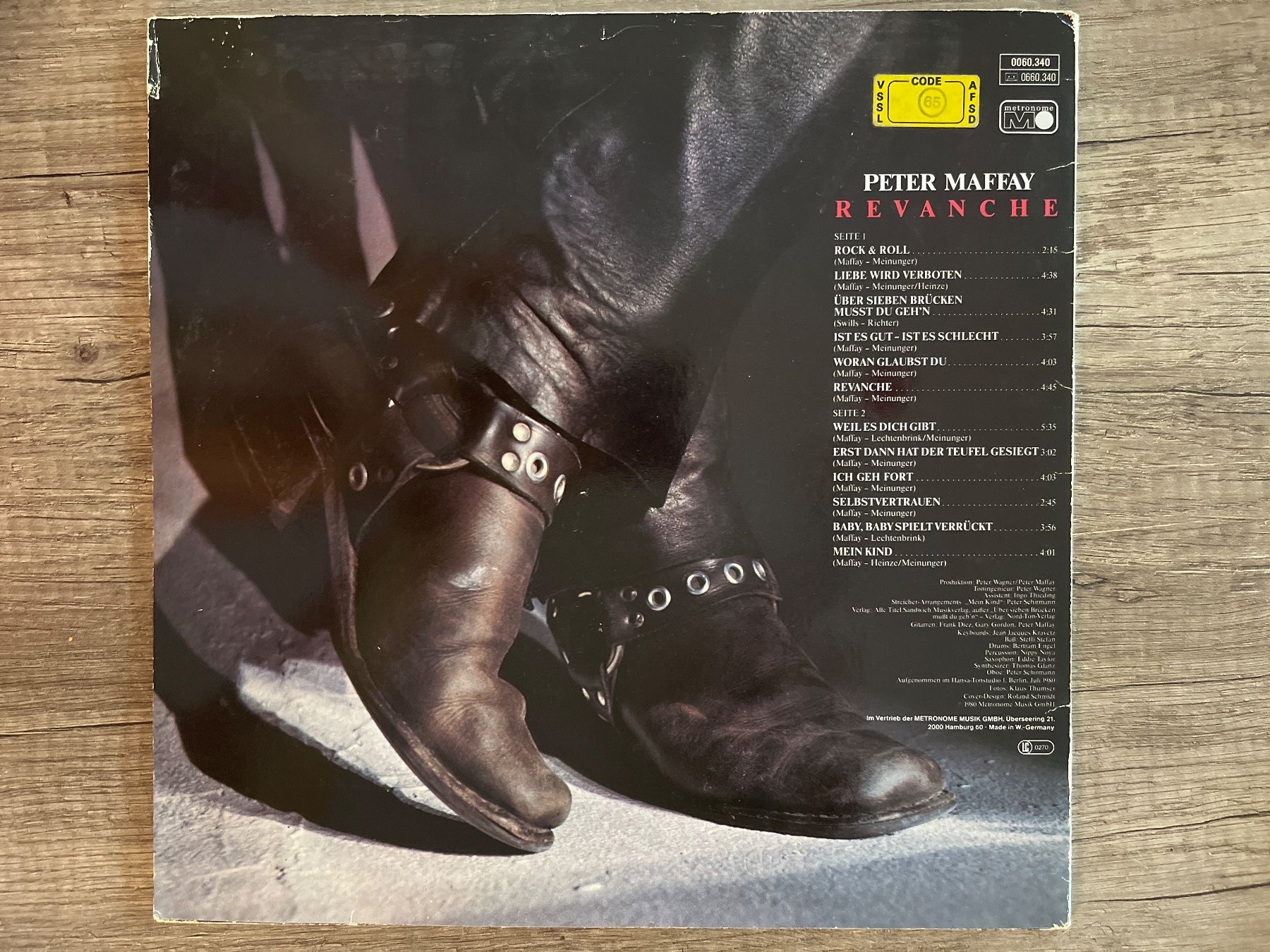 Dischi in vinile: S949/Peter Maffay Revanche LP – Usato da Frutigen venduto da Philippe_jsp 1