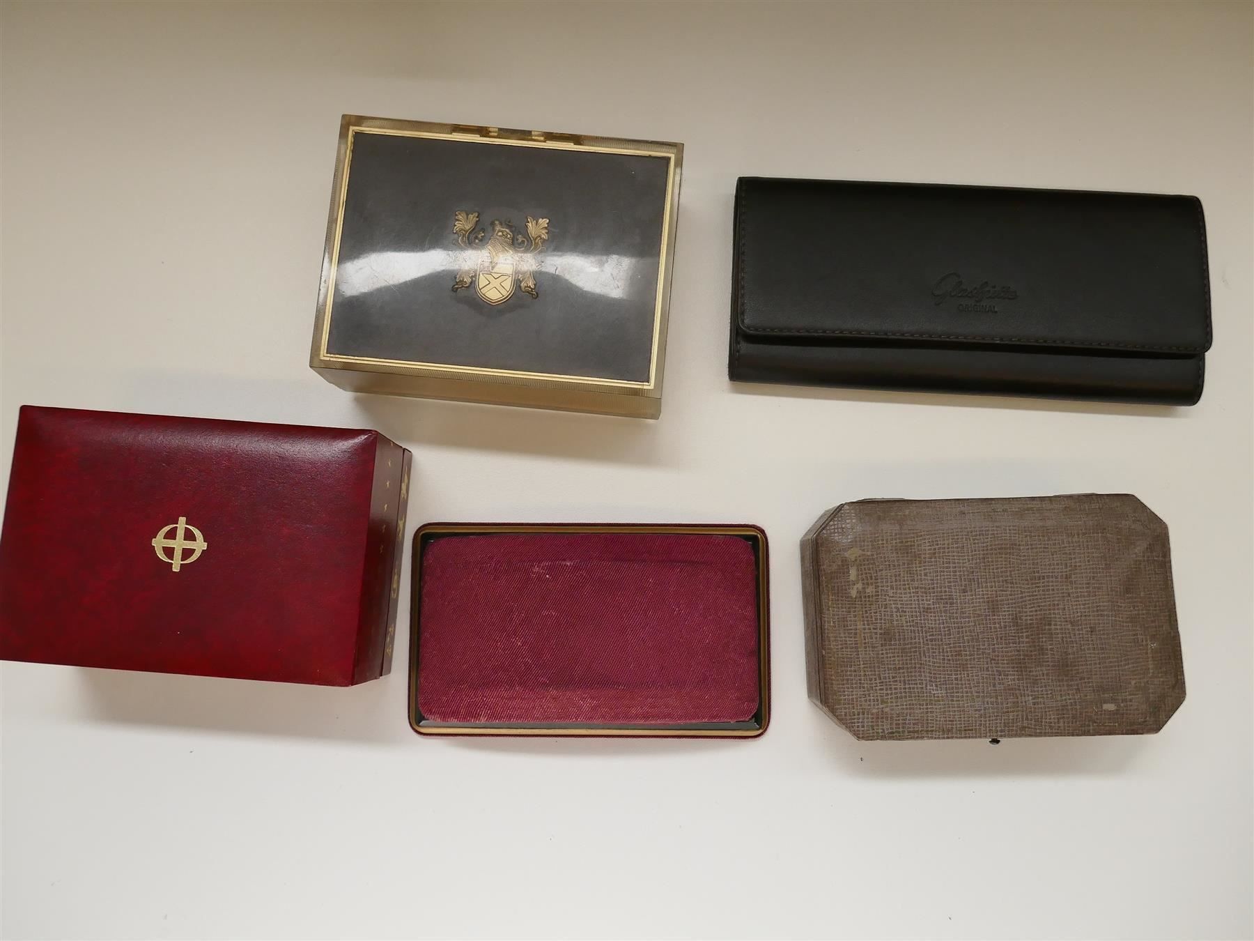 Scatole porta orologi: 5 antike Uhren Schmuck/Boxen – Nuovo e nell'imballaggio originale da Schaffhausen venduto da swisswatches-andmore 3