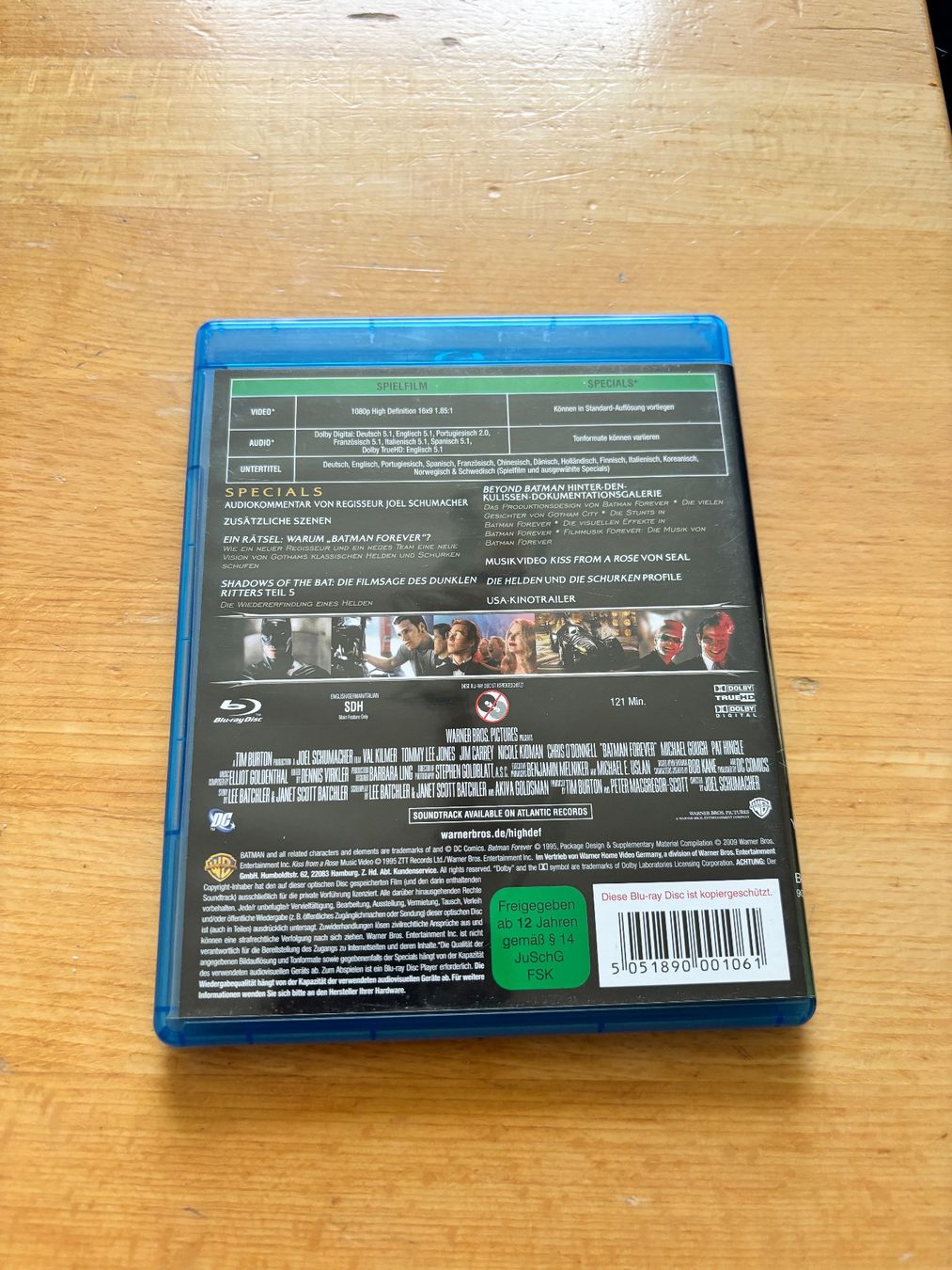 Tutti i DVDs: Batman Forever Blu-ray – Usato da Luzern venduto da Armastra 1