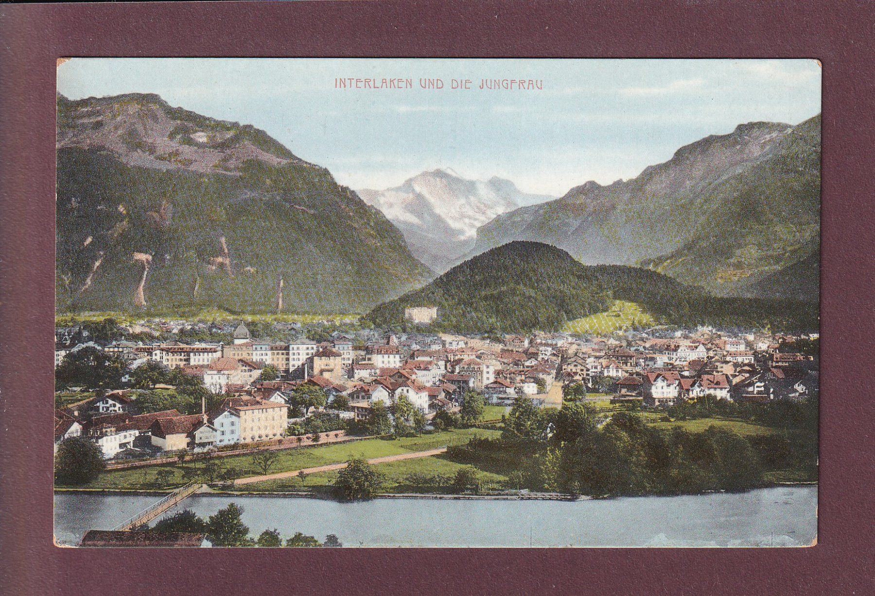 Ansichtskarten: INTERLAKEN - Jungfrau – Gebraucht aus Pully von nicecards