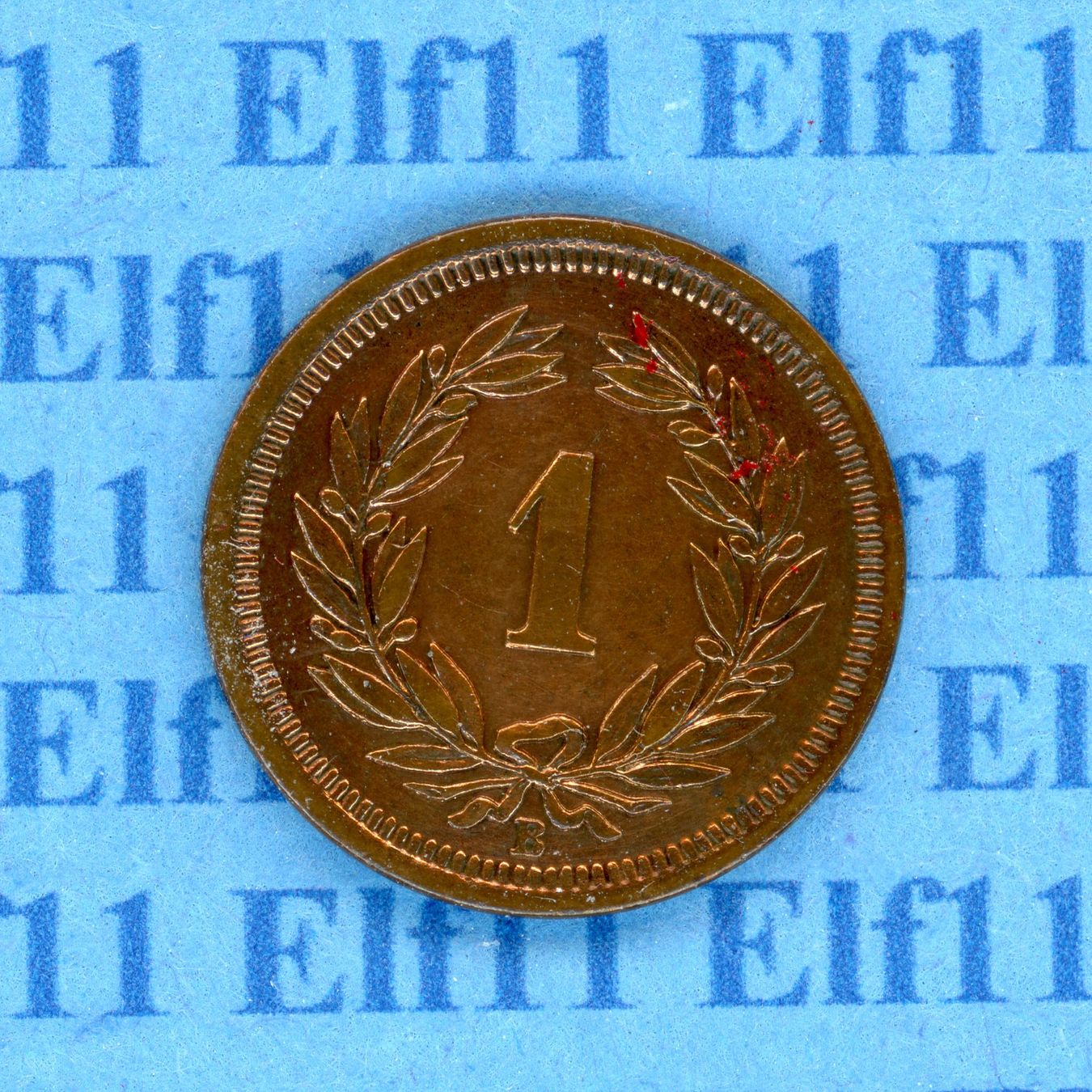 Tutti le monete: CHF___0.01 1903 -unz 1 Rappen – Usato da Widnau venduto da Elf11 1