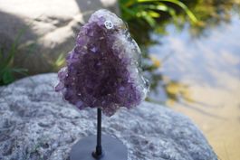 Amethyst-Stufe auf Ständer | Top-Qualität | 30cm, 1.3 kg