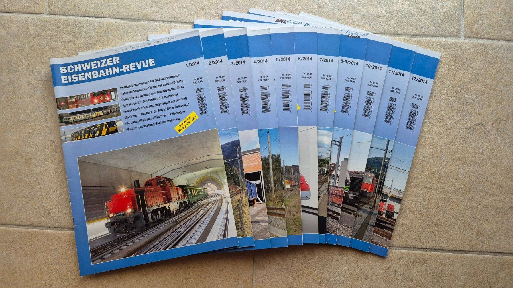 Revues & Magazines: Schweizer Eisenbahn-Revue 2014 – D'occasion à Brienz BE par Chutzli02