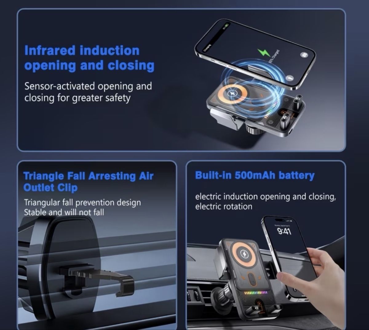 Staffe: Auto Handyhalterung mit Ladefunktion NEU – Nuovo e nell'imballaggio originale da Wohlen AG venduto da tiperio 2