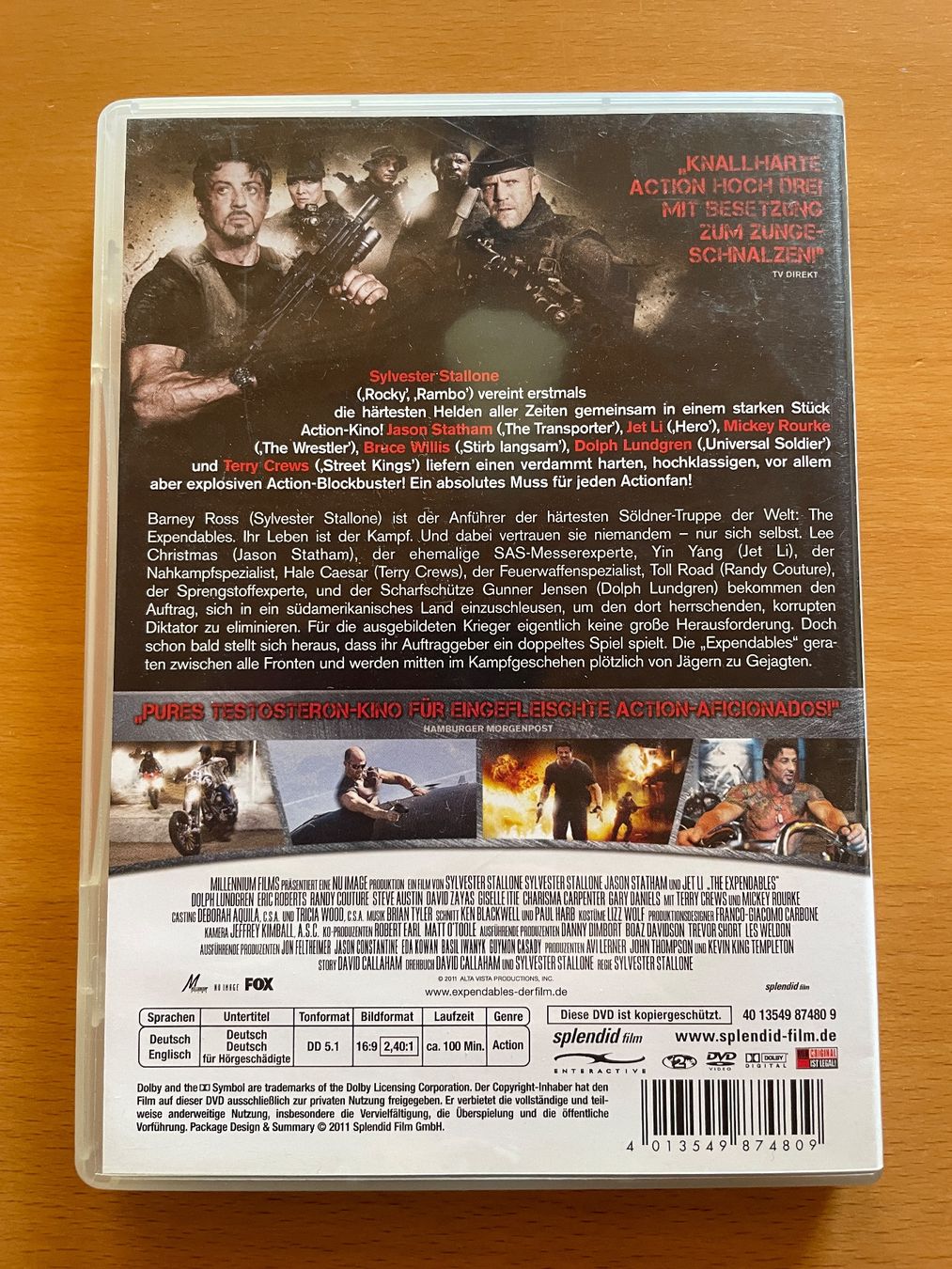 Tutti i DVDs: DVD The Expendables (Sylvester Stallone, A. Schwarzenegger) – Usato da Rickenbach BL venduto da Morlog 2