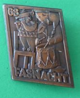 Basler Fasnachtsplakette Kupfer  1968