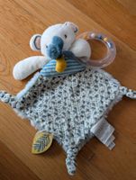 Doudou Campain Kuscheltuch mit Rassel, neuwertig
