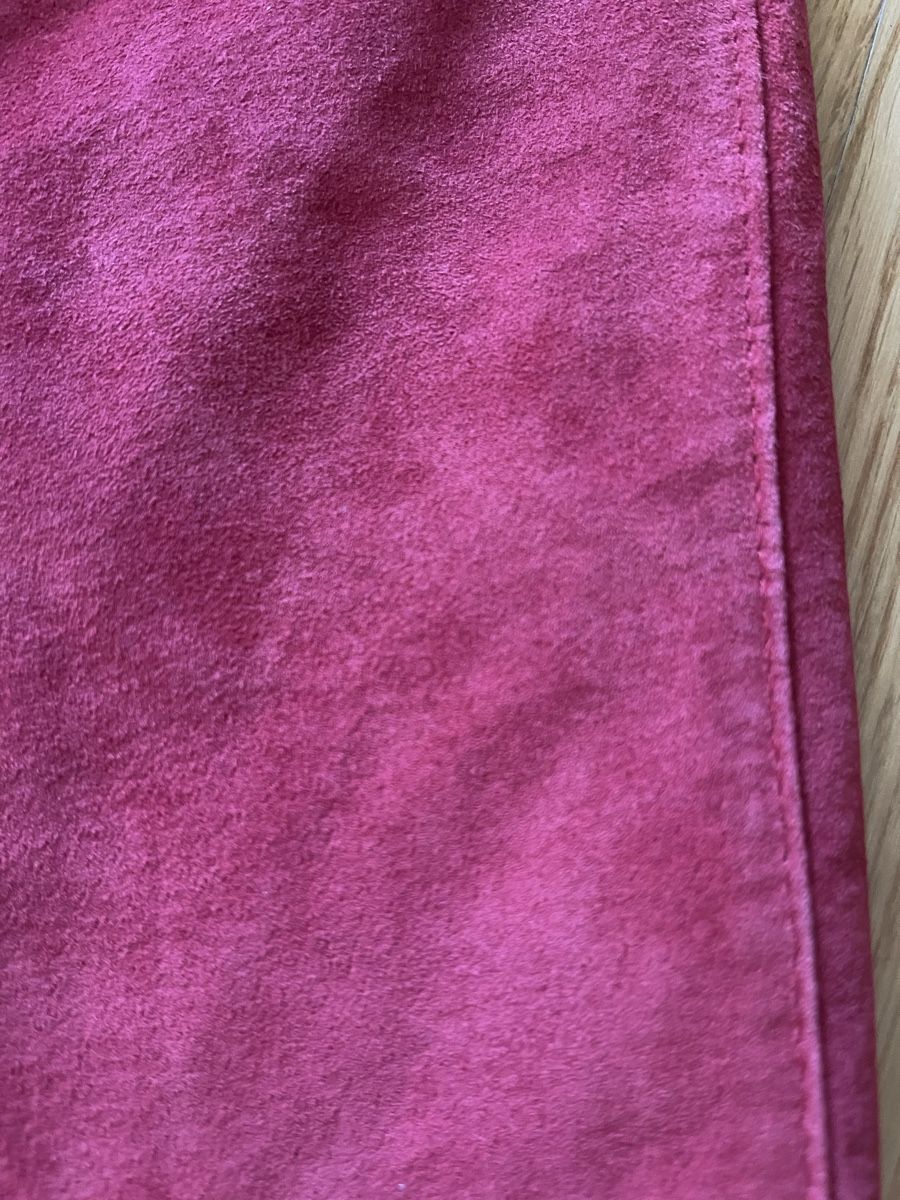 Gonne: Schicker Lederrock Wildleder Gr. 38 -40 rosa – Usato da Rüschlikon venduto da leo_mwz2 9
