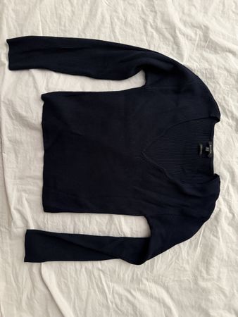 Massimo Dutti gestrickter pullover cropped 