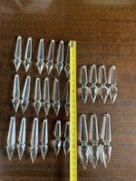 Lot de 25 pampilles en cristal 