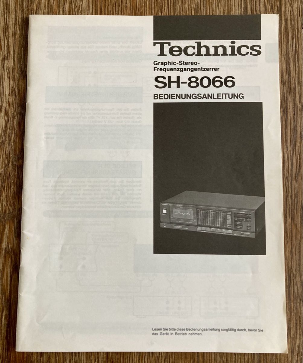 Technics Equalizzatori: Technics Stereo Graphic Equalizer SH-8066 – Usato da Winterthur venduto da dut_v9gs 5
