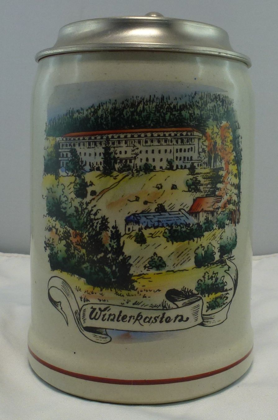 Gläser: Bier-Humpen Winterkasten – Gebraucht aus Murgenthal von B.StM 1