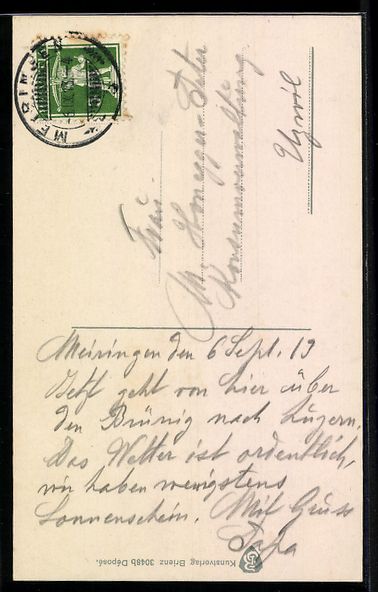 Cartoline postali: AK Interlaken, Jungfrau – Usato da Berlin venduto da bartko-reher 1