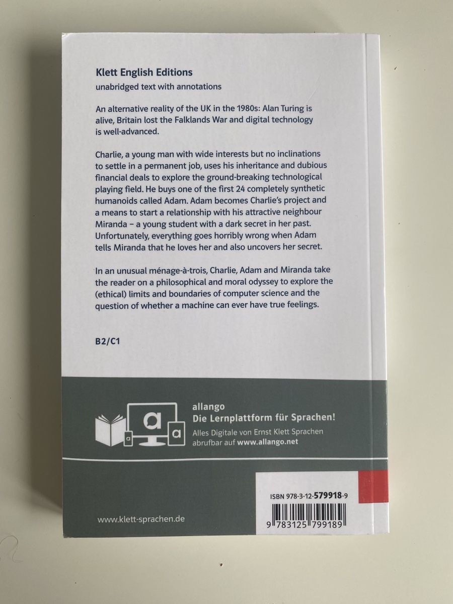 Libri: Machines Like Me – Usato da Zürich venduto da gia_rbw6 1