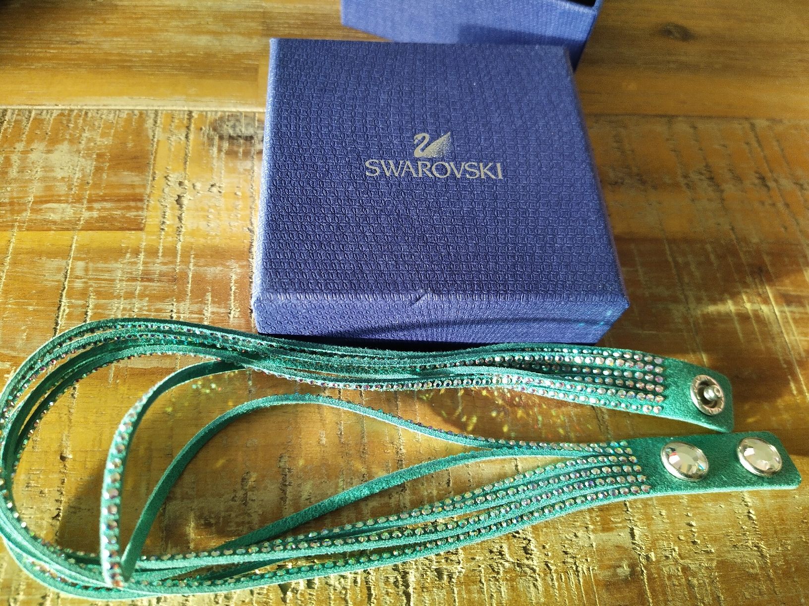 Swarovski Bracciali & Braccialetti: Swarovski Armband türkis mit Glitzer – Nuovo (secondo la descrizione) da Boswil venduto da Joli2222 1