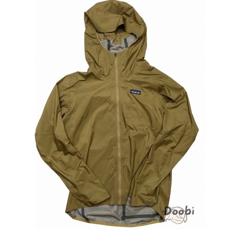 Veste imperméable Patagonia beige/khaki à capuche – Taille M