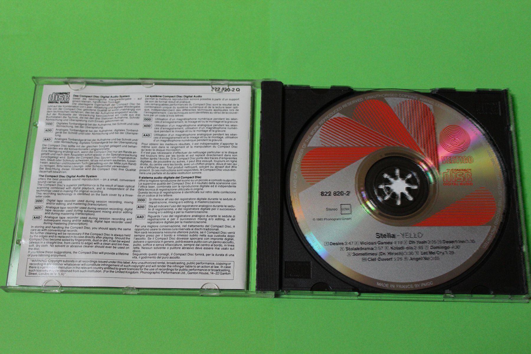 CD: YELLO - STELLA CD 80er-Pressung!!!!!!!!! – Difettoso da Tübach venduto da JamesStone 2