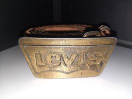 cintura LEVI'S in pelle vintage