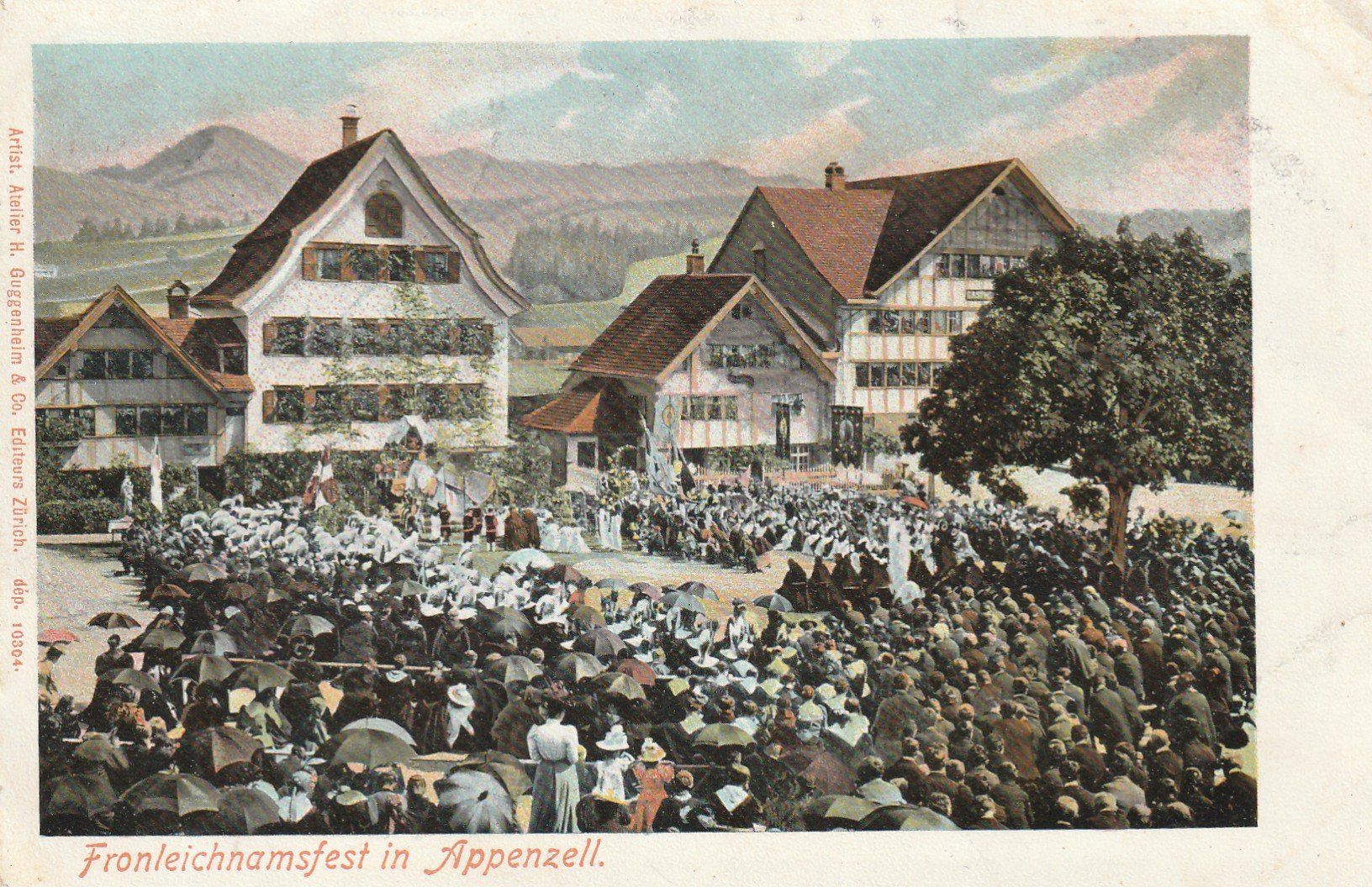 Ansichtskarten: Appenzell Fronleichnamsfest – Gebraucht aus Rorschacherberg von fratovi2