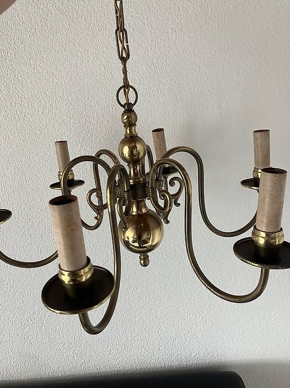Lampadari & plafoniere: Messing Kronleuchter 6-armig – Usato da Russikon venduto da marl1se