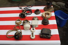 ELEKTROMATERIAL ANTIK VINTAGE UNGEPRÜFT
