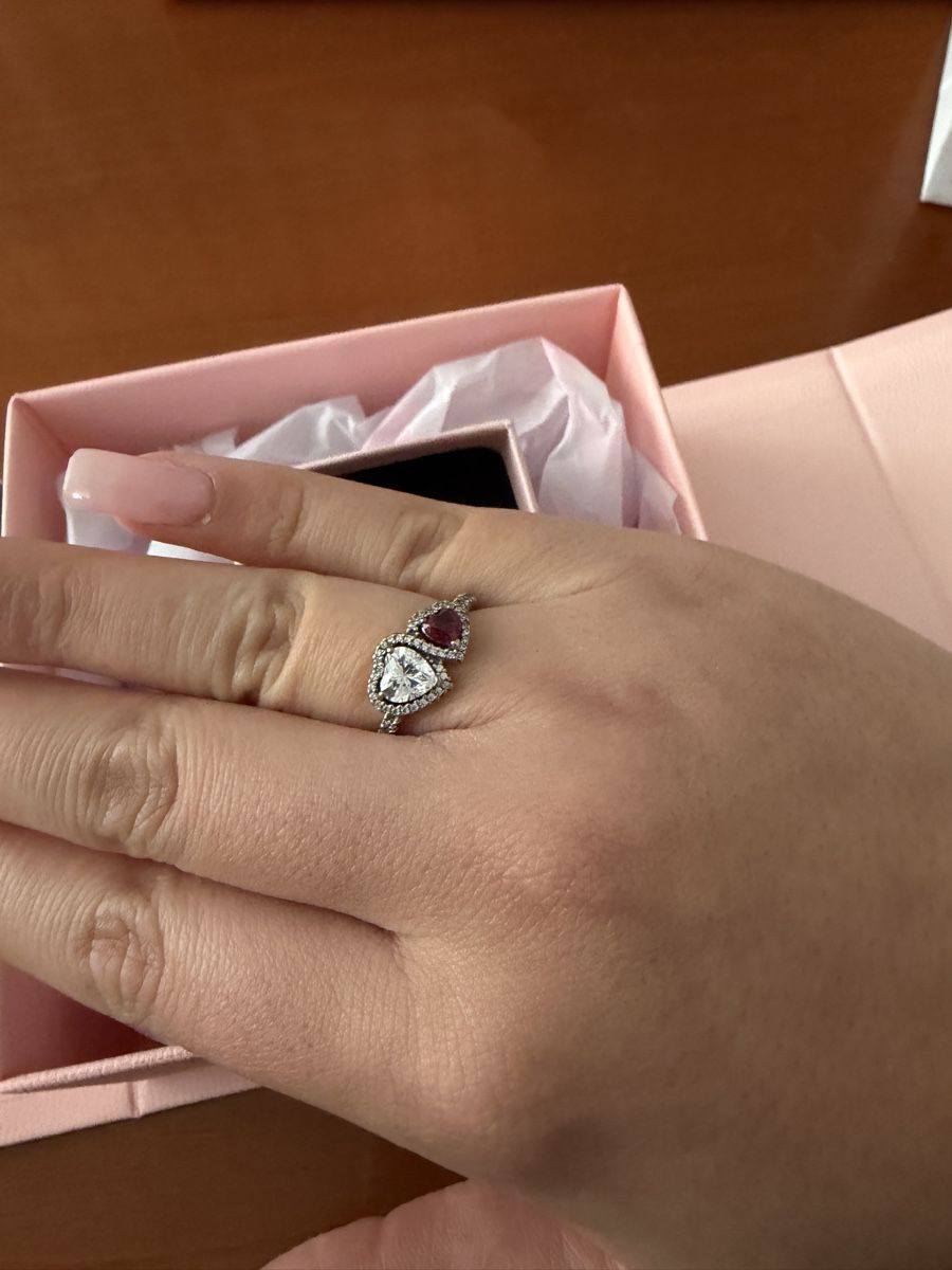 Pandora Ringe: PANDORA RING BAGUE halo heart – Neu (gemäss Beschreibung) aus Lausanne von kob_5fmh 2