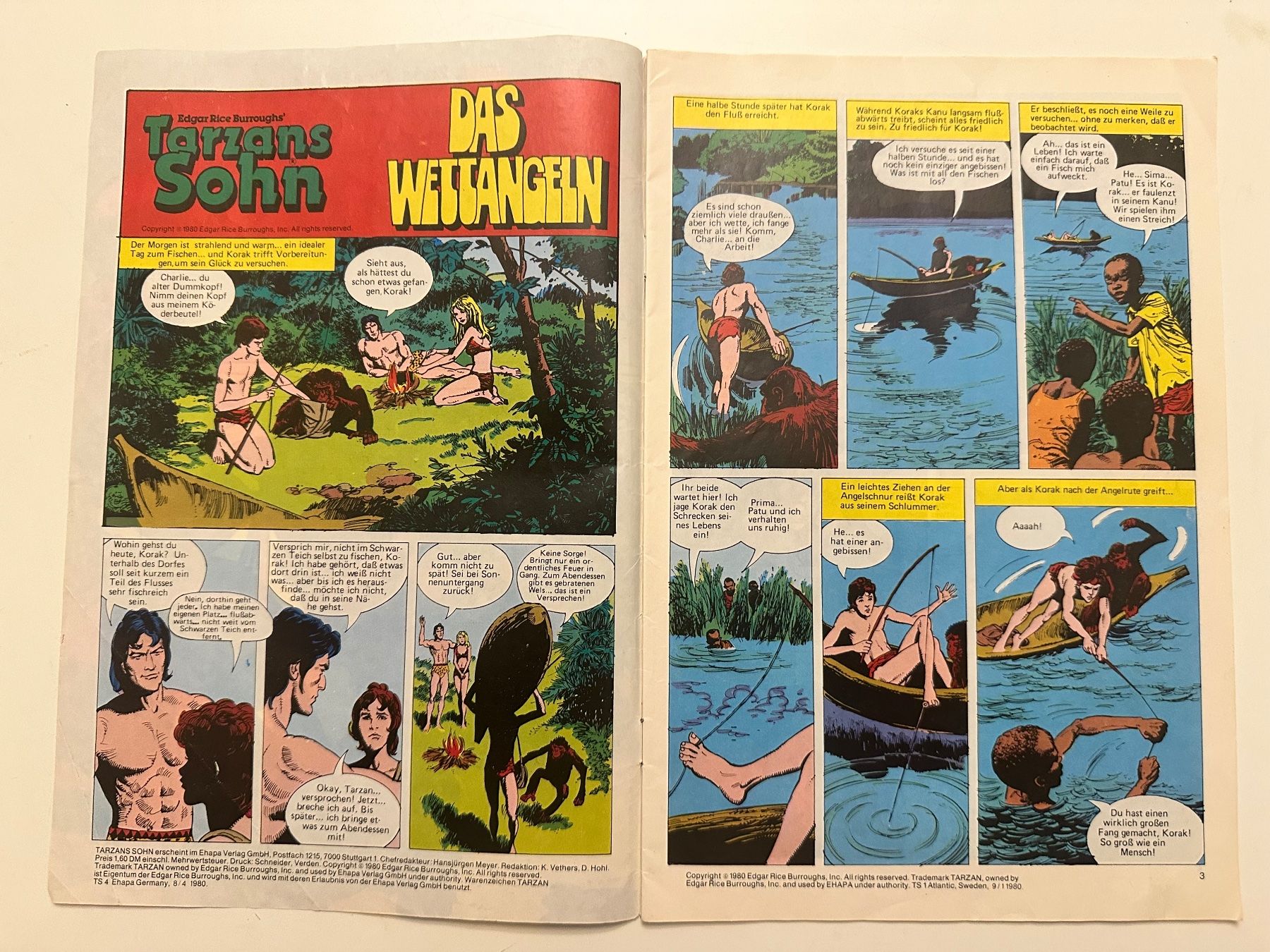 Fumetti: Tarzans Sohn Heft 4 – Usato da Münsingen venduto da Ganjam 3