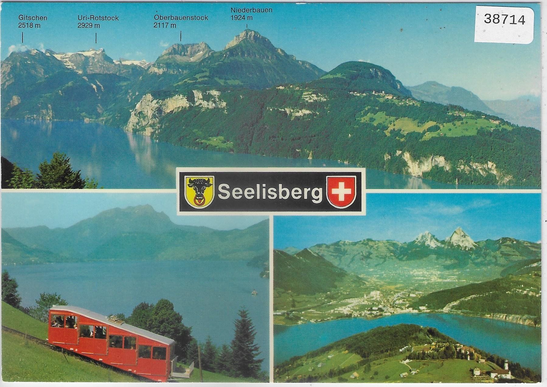 Cartoline postali: Seelisberg - Treib-Seelisberg-Bahn – Usato da Ettingen venduto da Kartenplanet