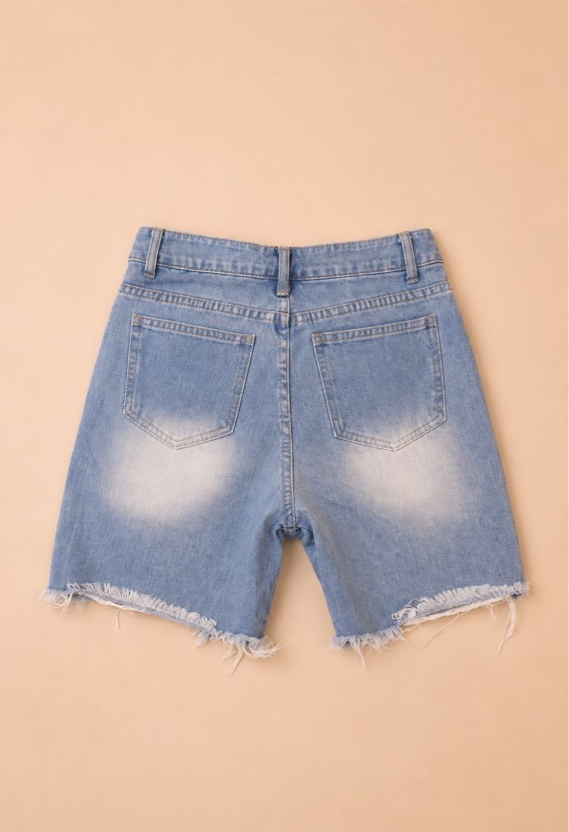 Pantaloni: SHORT EN JEAN TAILLE S – Nuovo (secondo la descrizione) da Lausanne venduto da KeNaChic 2
