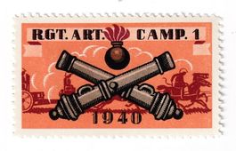 Soldaten Briefmarke