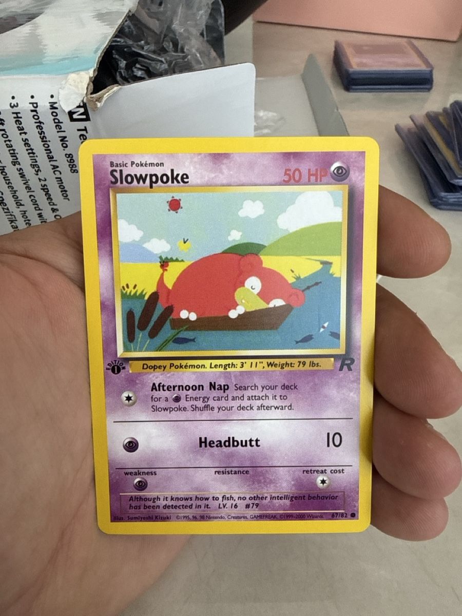 Pokémon Sammelbilder & Trading cards: Pokemon 1. Edition Slowpoke  – Gebraucht aus Geroldswil von Marseille11