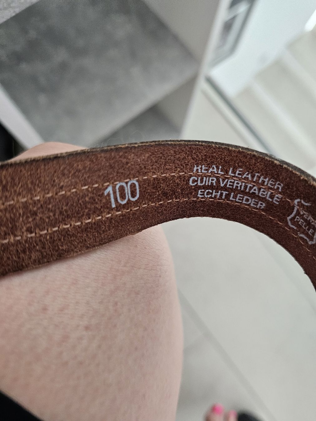 Cinture: Ledergürtel Echtes Leder 100 – Nuovo (secondo la descrizione) da Berg TG venduto da lisboa.sky 2