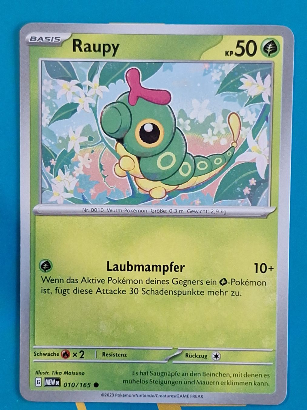 Pokémon Carte collezionabili: Raupy - DEUTSCH Mew 151 - #2.8 – Usato da Altstätten SG venduto da GGsGameshop