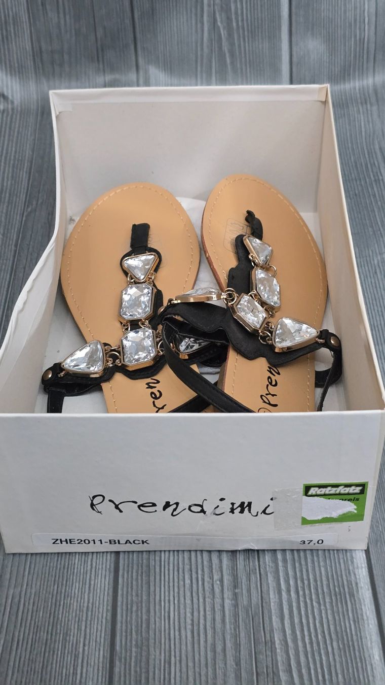 Damenschuhe: Prendini Jeweled Sandals - 37 - Boho Style – Neu (gemäss Beschreibung) aus Thalwil von VitaMini 3
