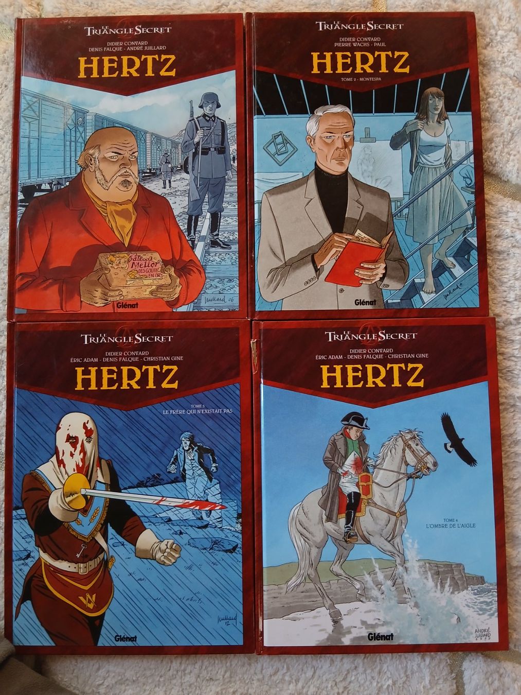 Fumetti: LE TRIANGLE SECRET  HERTZ TTBE EO – Usato da Puidoux venduto da Efango