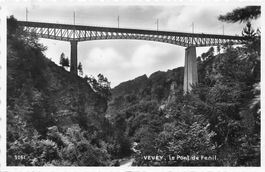 Vevey (VD) Pont de Fenil Eisenbahnbrücke