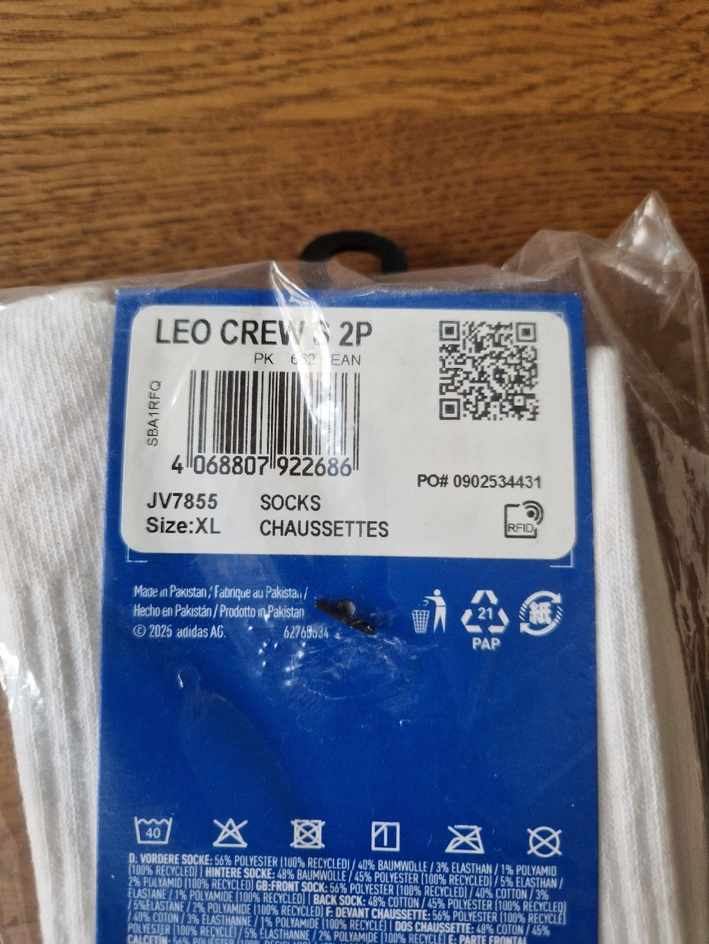 Adidas Calze: Leopardensocken Adidas – Nuovo e nell'imballaggio originale da Bern venduto da lir_k5g6 1