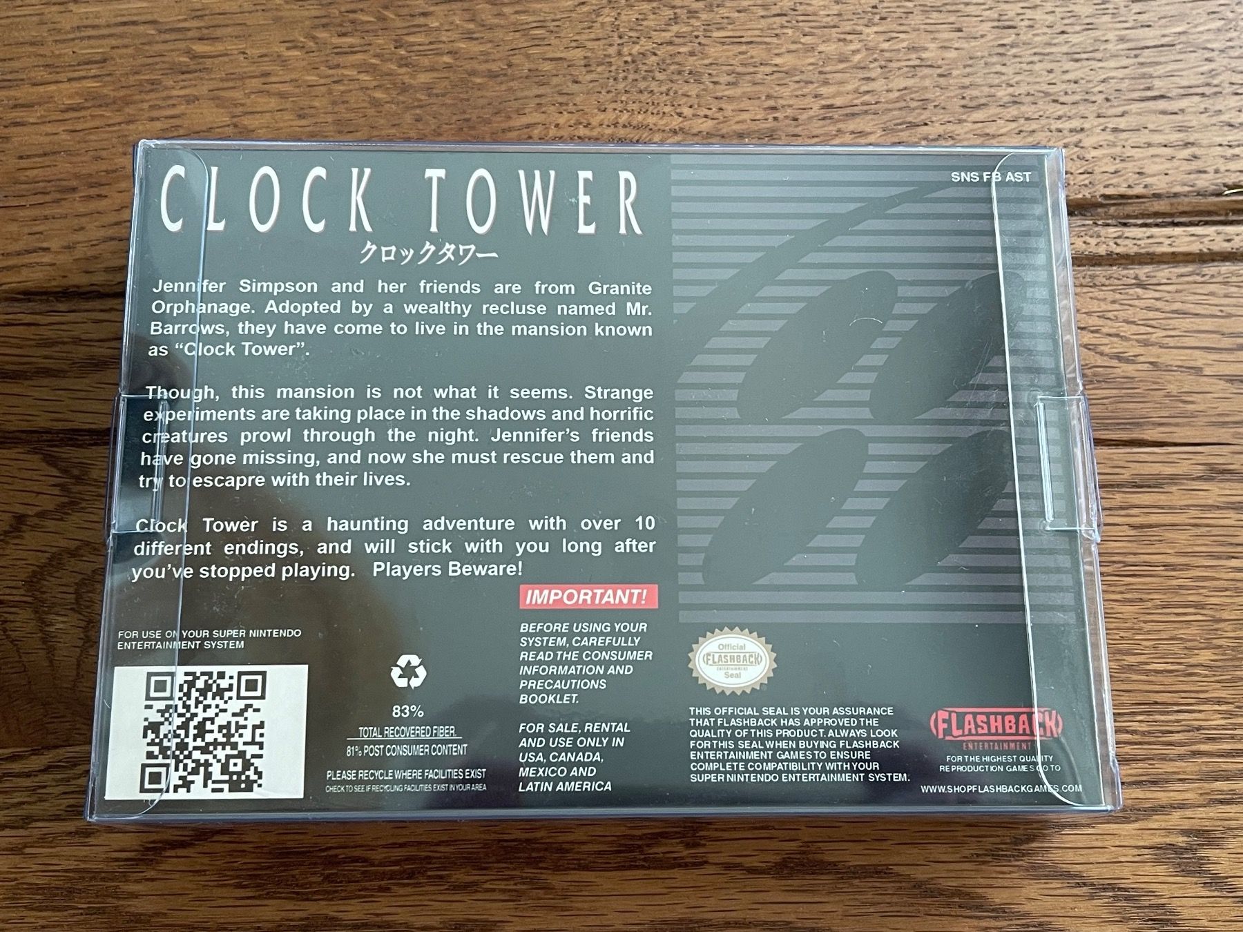 Nintendo Spiele: Clock Tower SNES Sealed! Neu & OVP 🕰️ – Neu (gemäss Beschreibung) aus Zuerich von Dorsi 4
