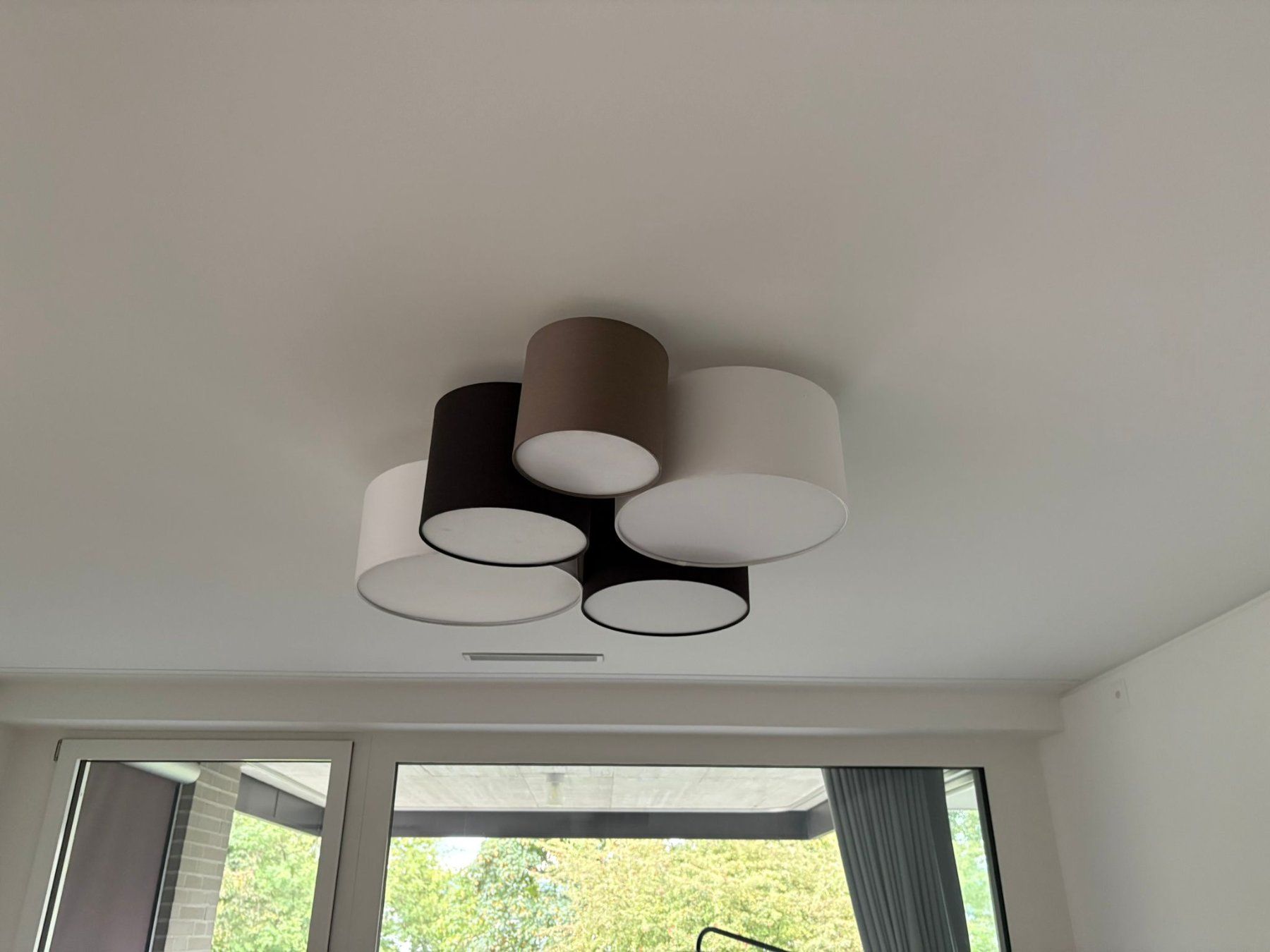 Lampadari & plafoniere: Deckenleuchte Kima - Eisen / Mischgewebe - 5-flammig – Usato da Zürich venduto da ant_r6f8 1