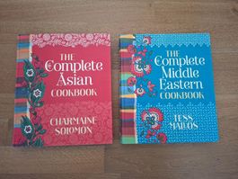 Complete Asian & Middle Eastern Cookbooks, 2 Hardcover Books