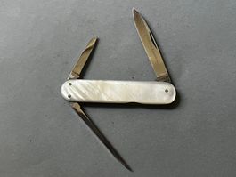 Altes Sackmesser Wenger/Tahara 75 mm - Perlmutt, mit Etui