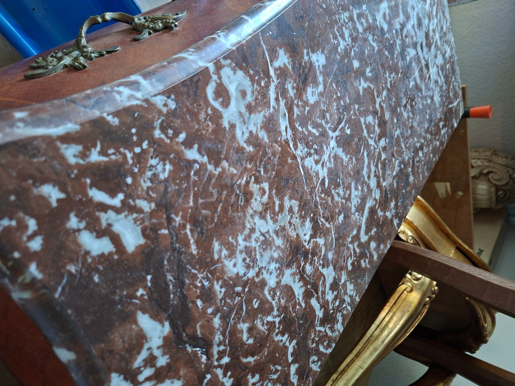 Kommoden: Antike Kommode Louis XV Stil mit Marmorplatte – Gebraucht aus Steffisburg von ZeitReise_ 8