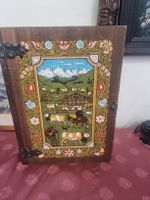 Holzschatulle Alpenmotiv gemäss Bilder 